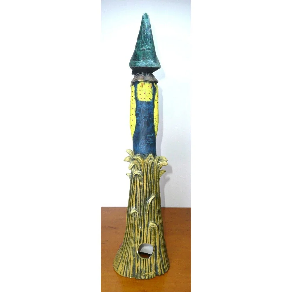 Vtg SCIOTO Halloween Scarecrow w/ Jack O Lantern Pencil Figure 16